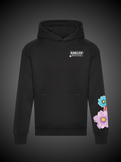 Felpa Cerchio con cappuccio Flower