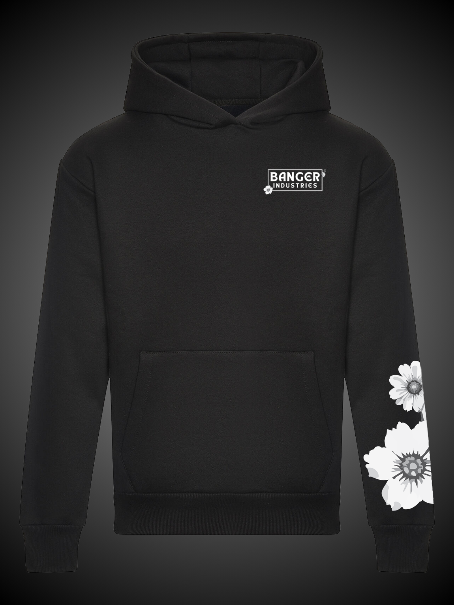 Felpa Cerchio con cappuccio Flower